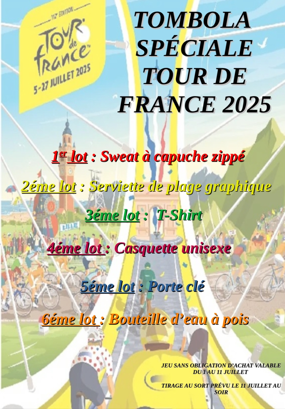Tombola Tour de France!